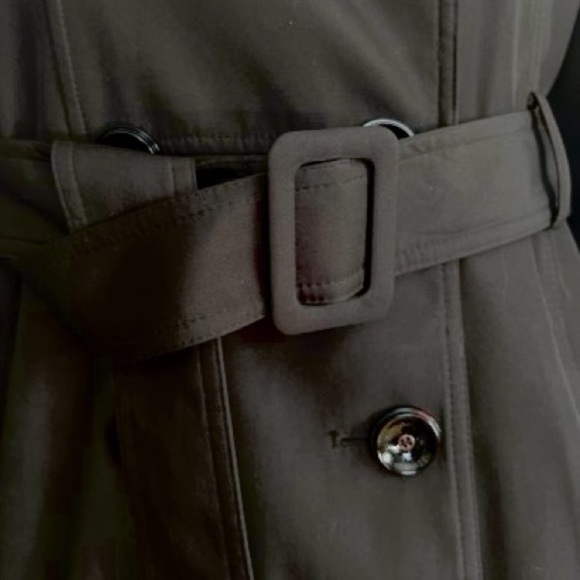 Calvin Klein belted trench-coat sz med - Picture 4 of 8